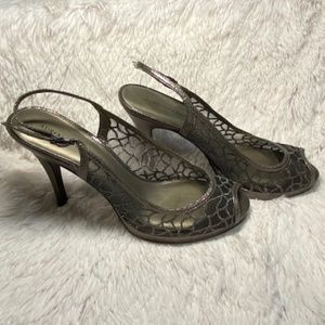 Adrianna Papell Silver Sandals